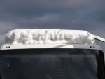Zaustavila ga policija: Vozio po autocesti s tonu i pol snijega na krovu Foto: Policija