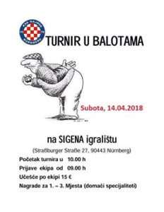 KSD Hajduk Nürnberg u subotu organizira turnir u balotama turnir u balotama
