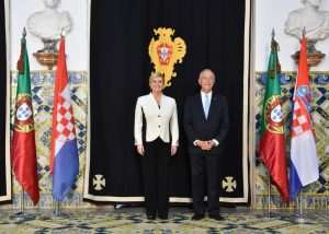 Hrvatska predsjednica zahvalila portugalskom predsjedniku