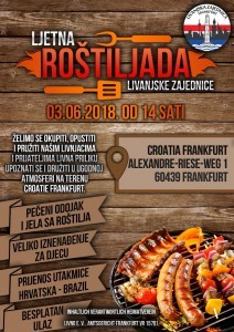 U Frankfurtu se priprema "Ljetna roštiljada" Livanjske zajednice - djecu čeka iznenađenje Roštiljada LZF 2018