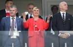 Predsjednica na utakmici: Evo u čijem društvu prati Vatrene Foto: Hina