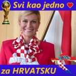 Kolinda Grabar - Kitarović: Ljudi moji, moguće je! Bravo Vatreni, bravo navijači! kolinda sp