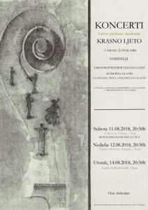 Donacijski koncert za Tea u subotu, 11. kolovoza, u crkvi Sv. Franje u Krku 1.Koncert za Tea