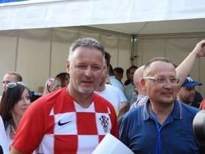 M.P. Thompson na dočeku Zlatka Dalića / Foto: Hina