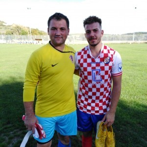 Junak utakmice vratar i trener Gogi i strijelac jedinog zgoditka kapetan Croatije Ćurković  / Foto: Fenix Magazin
