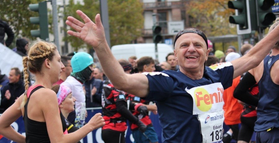 Eduard Tokić prošle je godine startao u prvoj skupini trkača Frankfurtskog maratona / Foto: Fenix