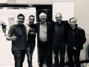 Josef Majer (u sredini) bivši predsjednik sa članovima UO Zrinski