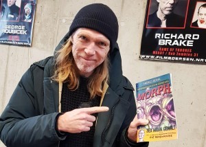 Američki glumac Richard Brake (Game of Thrones) s Andrejevim stripom