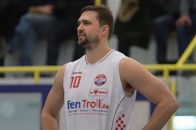 D juniori Komušine Heiterbach se uspješno natječu u Landesligi. Franko Koljanin, bivšiigrač Cedevite i hrvatski mladi reprezentativac / foto: B.Žepić