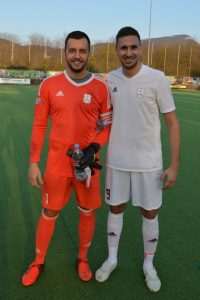 Vratar Posavine Basel Anton Begić i Marijo Mrkonjić / Foto: Fenix (J.Mijić)