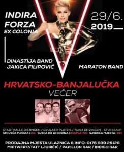 HRVATSKO-BANJALUČKA VEČER VEČERAS U STUTTGARTU: Publiku će zabavljati Indira Forza Hrvatsko Banjalucka vecer (3)