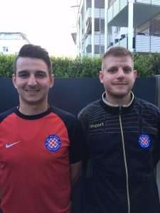 Tijesna pobjeda Hajduka Villingen, težak poraz Zagreba Schwenningen Ivan Vorih i Boško Jozinović / Foto: Fenix