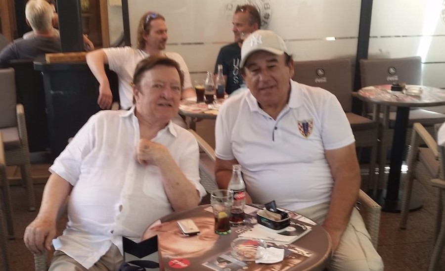 Arhivska fotografija Otta Barića (lijevo) i našeg dopisnika Ivana Barišića / Foto: Fenix