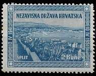 Filatelija Nezavisne Države Hrvatske: Hrvatske iseljeničke marke u službi promicanje hrvatske neovisnosti 2 Kune