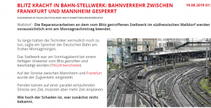 NJEMAČKA ŽELJEZNICA: Jako nevrijeme izazvalo kaos u prometovanju vlakova - Pogođen Frankfurt, Mannheim, Würzburg, Hanau... nevrijeme 5