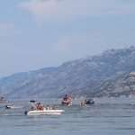 (FOTO) REGATA ZA HRVATSKE BRANITELJE U RAŽANCU KOD ZADRA: Turisti su znatiželjno gledali što se događa