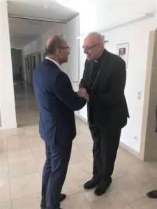 Ministar Grlić Radman zahvalio je Katoličkoj crkvi u Austriji na očuvanju hrvatskog identiteta gradišćanskih Hrvata Ministar Gordan Grlić Radman i mons. dr. Egidije Živković