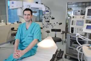 Dr. Ante Barišić, voditelj Odsjeka za katarktu (mrenu) Klinike Svjetlost / Foto: Klinika Svjetlost 
