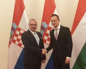 GRLIĆ RADMAN: Hrvatsko-mađarsko prijateljstvo je primjer za cijeli svijet Peter Szijjarto i Ministar Grlić Radman