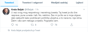 BELJAK ŠOKIRAO OBJAVOM O UDBAŠKIM UBOJSTVIMA EMIGRANATA PA SE ISPRIČAO: Pogriješio sam! kreso beljak