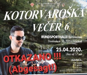 STUTTGART: Zbog koronavirusa otkazana Kotorvaroška večer - uskoro novi termin kotorvaroska vecer (2)