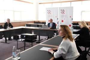 MINISTAR GRLIĆ RADMAN: EU treba pomoći partnerskim zemljama u krizi koronavirusa Videokonferencije Vijeća za vanjske poslove EU-a o mjerama protiv koronavirusa/Foto: Fenix