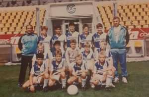 IVAN BARIŠIĆ, PROSLAVLJENI HRVATSKI TRENER IZ ŠVICARSKE: Od 75 godina života, 50 godina je uz Croatiju Zürich Ivan Barišić (prvi s lijeva) koa trener juniora Grashopers Züricha / Foto: Fenix