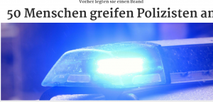 NEOBIČAN INCIDENT U PETAK RANO UJUTRO KOD OFFENBACHA: Skupina od oko 50 ljudi izazvala požar i napala policajce i vatrogasce Njemački mediji pišu o skupini od oko 50 ljudi koji su izazvali požar i napali policajce