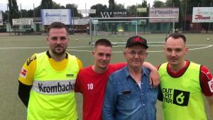 Poraz obiju momčadi Croatije Frankfurt - u srijedu se igra hrvatski derbi u Frankfurtu između Posavine i Croatije Marko, Leonardo, otac Anđelo i Adrian Braćić / Foto: Fenix (S.P.)