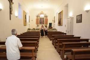 Unutrašnjost crkve sv. Mihajla u Lapadu / Foto: Hina