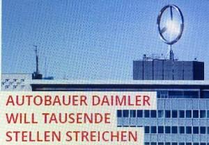 DAIMLER NAJAVIO DODATNE MJERE ŠTEDNJE: Moguće otpuštanje i više od 15 tisuća radnika Daimler 1