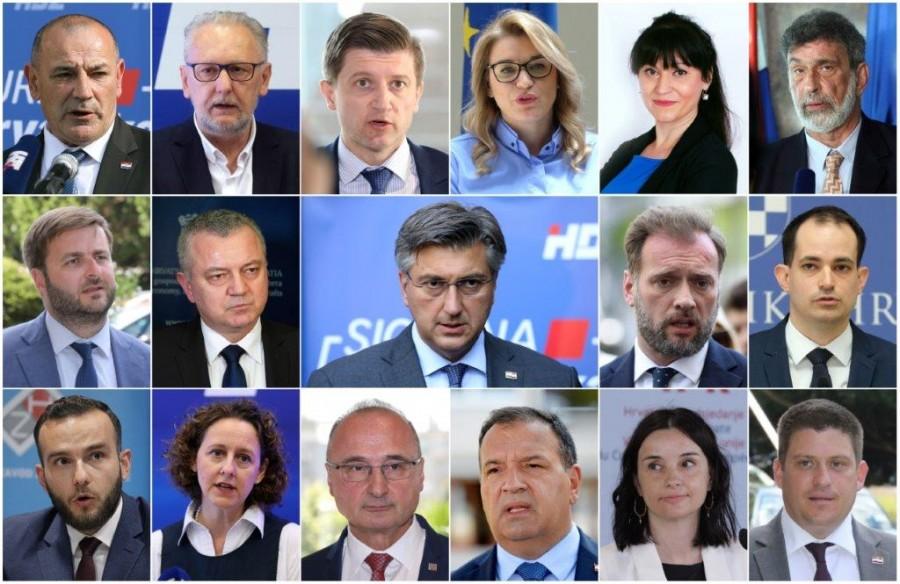 PLENKOVIĆ OBJAVIO: Ovo su ministri u novoj vladi koja ima 18 članova Hrvatska vlada 2020