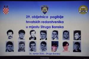 "HEROJI HRVATSKOG POUNJA": Obilježena 29. godišnjica pogibije 13 hrvatskih redarstvenika u Strugi Banskoj Struga Banska