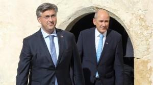 Andrej Plenković i Janez Janša /Foto:Hina
