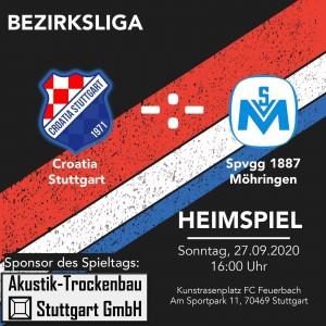 GRADSKI DERBI U STUTTGARTU: Croatia Stuttgart dočekuje "fenjeraša" Möhringen, navijat će i Borna Sosa Croatia_Nogomet_Spieltag4