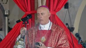 Euharistijsko slavlje u Zavjetnoj kapeli Hrvatskoga sabora u Ludbregu predvodio je   apostolski nuncij u RH  nadbiskup Gioorio Lingua. / Foto: Hina