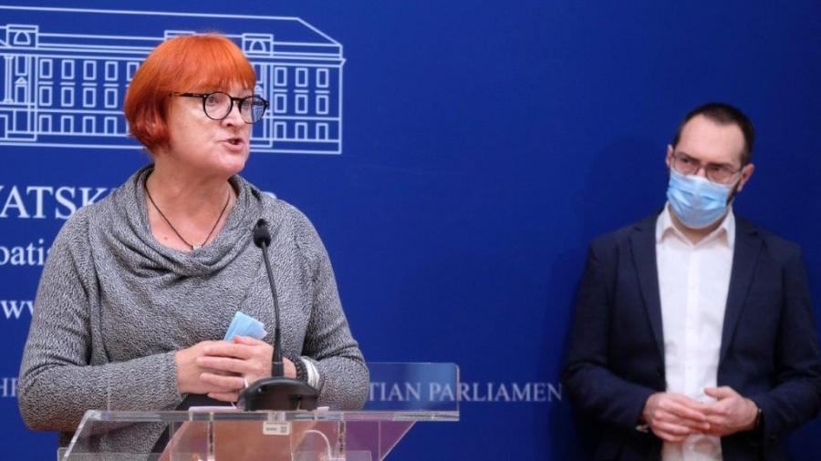 Rada Borić i Tomislav Tomašević / Foto: Hina