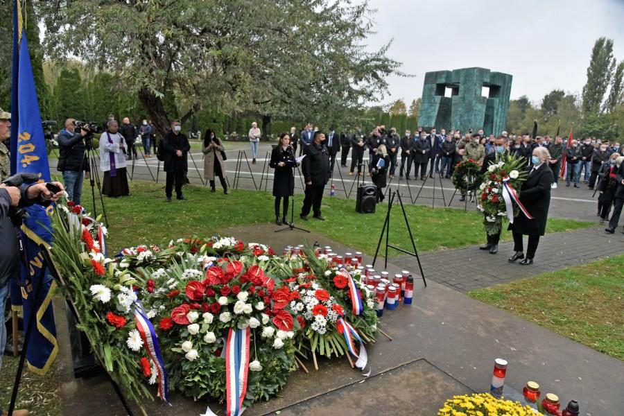 Obilježavanje 29. obljetnice pogibije junaka Domovinskog rata Blage Zadre Foto: Hina