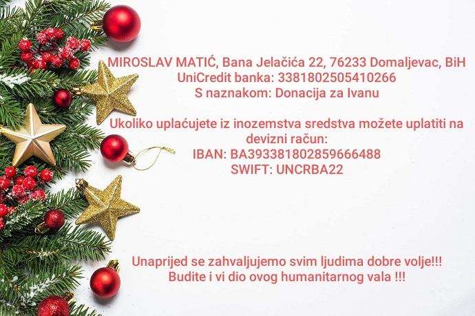"ADVENT ZA IVANU": Mlada djevojka iz Bosanske Posavine treba pomoć advent za ivanu