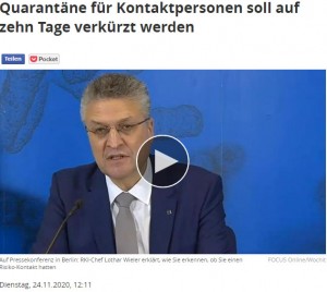 OD 1. PROSINCA U NJEMAČKOJ: Novost za one koji su bili u kontaktu sa zaraženom osobom Njemački mediji pišu o novom pravilu