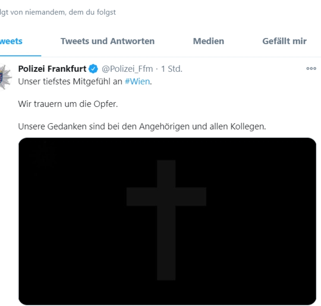 NJEMAČKA POLICIJA UZ BEČKE KOLEGE: Putem društvenih mreža šalju poruke podrške, Beč je i jutros pod opsadom policije frankfurt