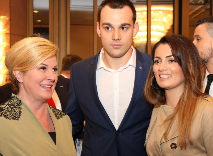 Kolinda Grabar Kitarović u društvu Marina Marića / Foto: Fenix