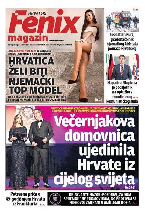 U NOVOM BROJU FENIX MAGAZINA: Zanimljive životne priče, inozemni sport, scena u hrvatskom iseljeništvu... U NOVOM BROJU FENIX MAGAZINA: Zanimljive životne priče, inozemni sport, scena u hrvatskom iseljeništvu...