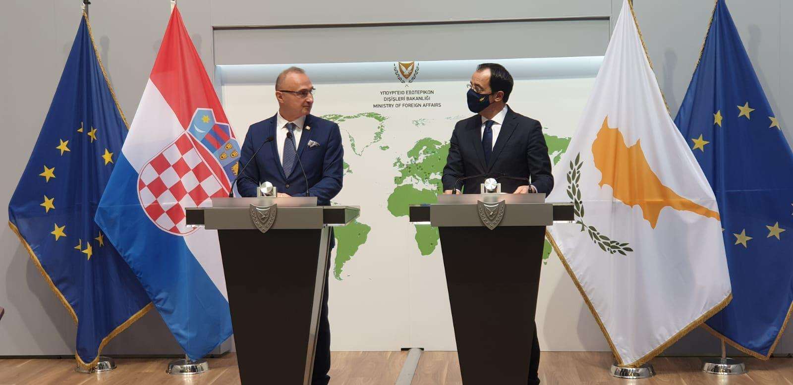 Ministar Gordan Grlić Radman na Cipru: Hrvatska želi u Med7 Ministar Gordan Grlić Radman na Cipru: Hrvatska želi u Med7