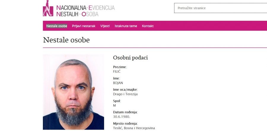 POLICIJA OBJAVILA FOTOGRAFIJU: U Njemačkoj je nestao 43-godišnji hrvatski državljanin