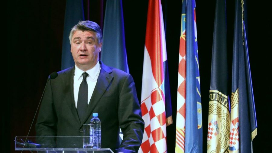 ZAGREB: Svečana akademija u HNK u povodu 30. obljetnice ustrojavanja Hrvatske vojske Milanovic HNK