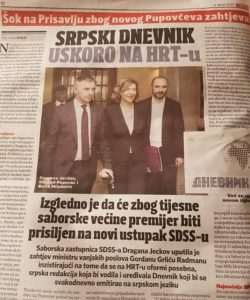 DR. JURE BURIĆ: Ne mogu vjerovati, srpski dnevnik uskoro svakodnevno na HRT-u ?