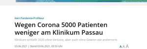 NJEMAČKE BOLNICE U PANDEMIJI: Zbog korone 5.000 pacijenata manje u bolnici Passau