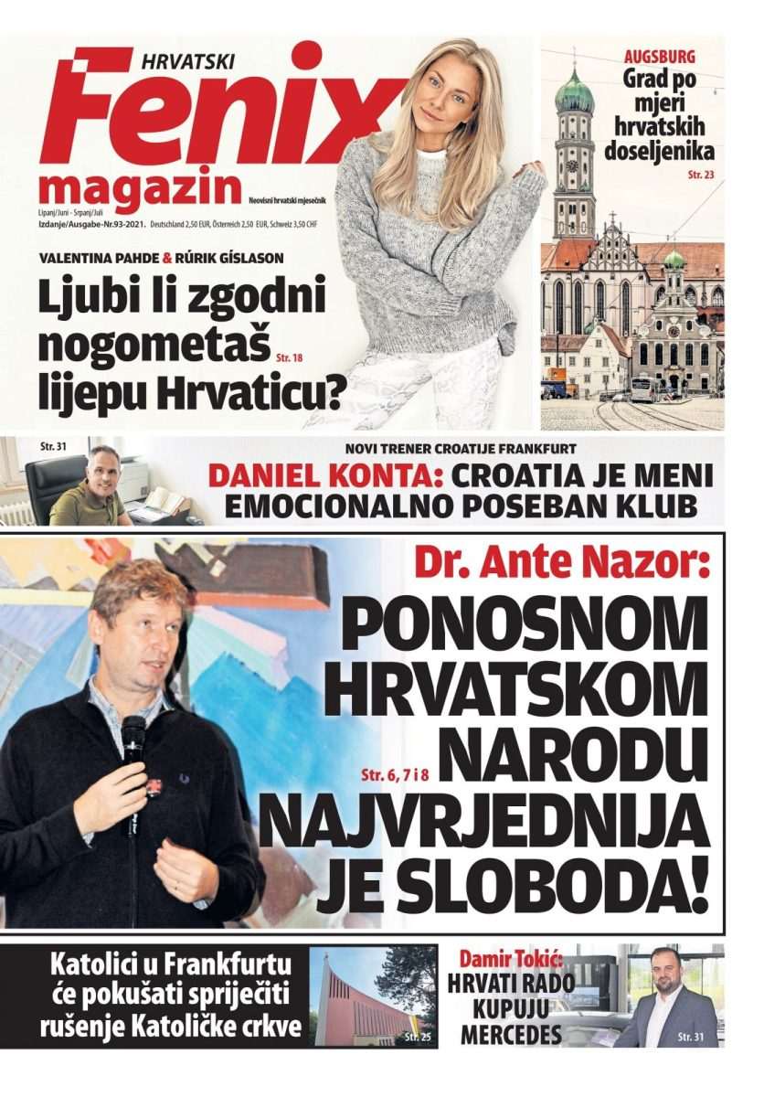 IZ TISKA JE IZIŠAO NOVI FENIX MAGAZIN: U novom broju pronađite brojne zanimljive priče, komentare, novosi o poznatim Hrvatima u iseljeništvu....