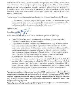 HORVATINČIĆ UPUTIO DOPIS JAVNOSTI: Žrtva sam medijske harange i neprofesionalnog izvještavanja HORVATINČIĆ UPUTIO DOPIS JAVNOSTI: Žrtva sam medijske harange i neprofesionalnog izvještavanja